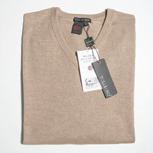 Load image into Gallery viewer, TULLIANO Silk Blend V-Neck Sweater  | various colors
