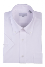 Load image into Gallery viewer, CLEARANCE - MODENA SHORT SLEEVE BUTTON DOWN DRESS SHIRT
